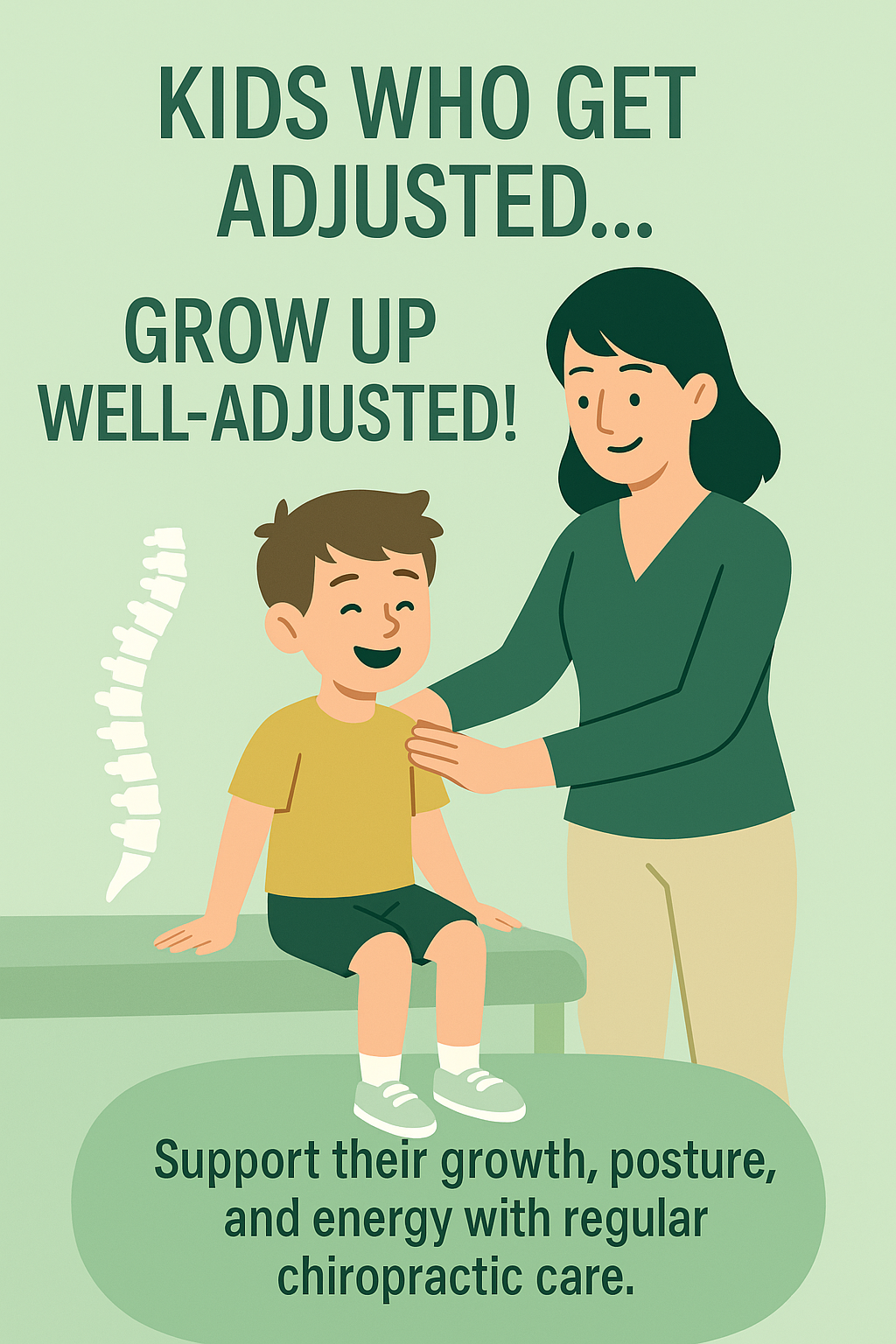 Family Chiropractic Care in Belper well adjusted kids grow up healthy Family Chiropractic Care in Belper